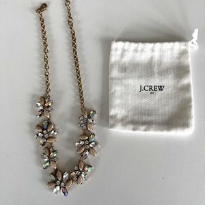 NWOT J.Crew Jewel Necklace with Jewelry Bag
